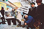 Акция в защиту бездомных собак (Харьков2006)